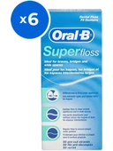 Oral-B Diş İpi Super Floss 50'Li X 6 PAKET (SKT:11/2028) - 1