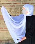Konfor Bambu Şal Beyaz – Tok Duruşlu, Kaymaz - 1