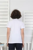 2'li T-Shirt Erkek Çocuk %100 Pamuk Okul Tarz 5-13 Yaş 12277 - 5