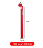 XBYC 679 Wake Sele Borusu 27.2mm çap x 35cm uzunluk Hafif Renkli Bisiklet Koltuk Borusu Kırmızı Renk - 1