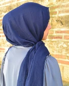 Konfor Bambu Şal Lacivert– Tok Duruşlu, Kaymaz - 2