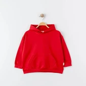 Unisex %100 Pamuk Oversize Kapşonlu Sweatshirt - 6