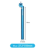 XBYC 679 Wake Sele Borusu 27.2mm çap x 35cm uzunluk Hafif Renkli Bisiklet Koltuk Borusu Mavi Renk thumbnail 1