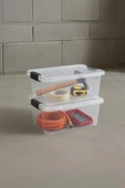 2’li Şeffaf Saklama Kutusu & Düzenleme Kutusu 10,5 Lt thumbnail 3