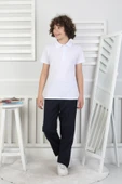 2'li T-Shirt Erkek Çocuk %100 Pamuk Okul Tarz 5-13 Yaş 12277 - 3