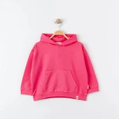 Unisex %100 Pamuk Oversize Kapşonlu Sweatshirt - 2