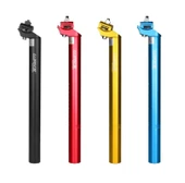 XBYC 679 Wake Sele Borusu 27.2mm çap x 35cm uzunluk Hafif Renkli Bisiklet Koltuk Borusu Kırmızı Renk - 3