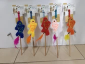 Royalist kedi oltası Matatabili Zilli 42 cm sap thumbnail 2