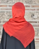 Konfor Bambu Şal Kırmızı– Tok Duruşlu, Kaymaz - 4