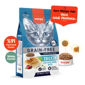 Wanpy Tavuklu Tahılsız Yavru Kedi Maması 1,5kg thumbnail 1