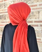 Konfor Bambu Şal Kırmızı– Tok Duruşlu, Kaymaz - 2