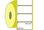 40X80 EKO TERMAL BARKOD ETİKETİ SARI ZEMİN 1000 Lİ - 3