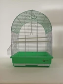 Dayang 2 Kapı Davul Kuş Kafes 35x28x46 cm Yeşil - 1
