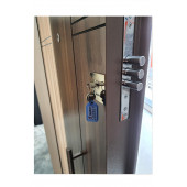Tezwood 1658 Statik Kasalı Tanganika Düz Model Daire Kapısı, Çelik Kapı, Villa Kapısı - 5