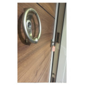 Tezwood 1650 Beyaz Statik Kasalı Düz Model Daire Kapısı, Villa Kapısı, Çelik Kapı - 2
