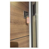 Tezwood 1650 Beyaz Statik Kasalı Düz Model Daire Kapısı, Villa Kapısı, Çelik Kapı - 4