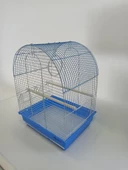 Dayang 2 Kapı Davul Kuş Kafes 35x28x46 cm Mavi - 2