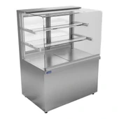 Öztiryakiler Etd-12n10 Düz Camlı Nötr Teşhir Dolabı, 240 Lt, 100x70x135 Cm - 1