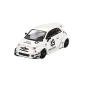 Nessiworld Mini GT 1/64 LB-WORKS x Abas Works ABARTH 595 Gara White - Blister Paket thumbnail 1