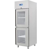 Öztiryakiler Çift Cam Kapılı Dik Tip Buzdolabı, Gn 600 Nmv Model, 304 Model - 1