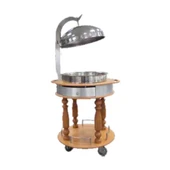 Öztiryakiler Chafing Dish Servis Arabası Ø60 - 1