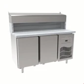 İnoksan Sgm140r - Mermer Tablalı 2 Kapılı Pizza Hazırlık Ünitesi - 1