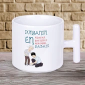 Dünyanın En Fedakar Yakışıklı Mükemmel Babası Baskılı Babalar Gününe Özel T Kupa Bardak thumbnail 1