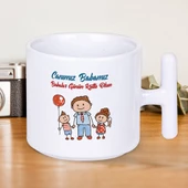 Canımız Babamız Babalar Günün Kutlu Olsun Baskılı Babalar Gününe Özel Hediyelik T Kupa Bardak thumbnail 1