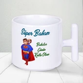 Süper Babam Babalar Günün Kutlu Olsun Yazılı Babalar Gününe Özel Hediyelik T Kupa Bardak thumbnail 1