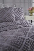 Çeyiz Diyarı Pine 3 Parça Çift Kişilik Pike Takımı Antrasit - 3
