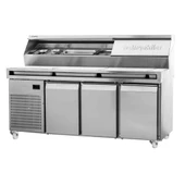 Öztiryakiler Make Up Pizza Hazırlık Dolabı, 180x80 Cm, Önü Telli - 1