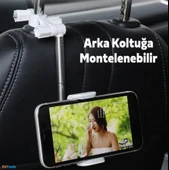 Zhltools Araç İçi Dikiz Aynası Telefon Tutucu Teleskopik Telefon Tutacağı thumbnail 8