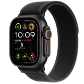 Apple Watch Ultra 2 GPS + Cellular 49mm Siyah Titanyum Kasa ve Siyah-Trail Loop M/L - 4