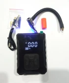 Zhltools Şarjlı Hava Kompreserü İkaz Lambalı Oto Lastik Pompası 150 Psi thumbnail 2