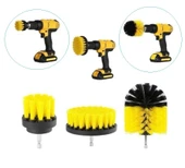 Shed Pal 3lü Matkap Ucu Banyo Duşakabin Küvet Koltuk Yıkama Temizleme Fırça Seti - 1