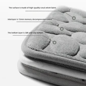 Zhlhome Kaydırmaz Banyo Paspası Gri 60x38Cm thumbnail 2