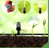 Sepetinegelsin 10 Metre Bağ Bahçe Damla Sulama Borusu Sulama Hortumu Seti thumbnail 6