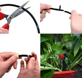 Sepetinegelsin 10 Metre Bağ Bahçe Damla Sulama Borusu Sulama Hortumu Seti thumbnail 10