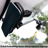 Zhltools Araç İçi Dikiz Aynası Telefon Tutucu Teleskopik Telefon Tutacağı thumbnail 6