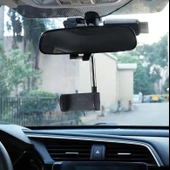 Zhltools Araç İçi Dikiz Aynası Telefon Tutucu Teleskopik Telefon Tutacağı thumbnail 2