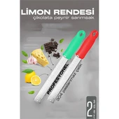 Modacar Limon Rendesi - Uzun Peynir Çikolata Sarımsak Rendesi 2 li set - 1