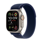 Apple Watch Ultra 2 GPS + Cellular, 49 mm Natürel Titanyum Kasa ve Mavi Trail Loop - M/L - 1