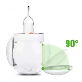 Sepetinegelsin 5 Ledli 3 Farklı Işık Modlu Açılıp Kapanabilir Led Kanatlı Güneş Enerjili Solar Aydınlatma Kamp Feneri thumbnail 5