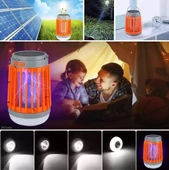 Zhltools Askılı Solar Enerji İle Şarj Olabilen Sinek Öldürücü Kamp Feneri Işıldak thumbnail 3