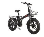 Alba Fold F Premium 500Watt Katlanır Elektrikli Bisiklet Siyah Nfc-Zırhlı Lastik 48v 16 Ah Batarya thumbnail 1