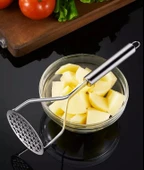 Zhlhome Patates Ezici 304 Paslanmaz Çelik Havuç Muz Avokado Ezici thumbnail 6