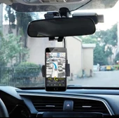 Zhltools Araç İçi Dikiz Aynası Telefon Tutucu Teleskopik Telefon Tutacağı thumbnail 1