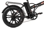 Alba Fold F Premium 500Watt Katlanır Elektrikli Bisiklet Siyah Nfc-Zırhlı Lastik 48v 16 Ah Batarya thumbnail 4