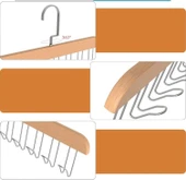 Zhltools Dolap İçi Askı 2 adet Sütyen Şal Kravat Kemer Çanta thumbnail 5