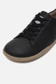 1383 V-Barefoot Comfort Deri Kadın Ayakkabı Siyah - 5
